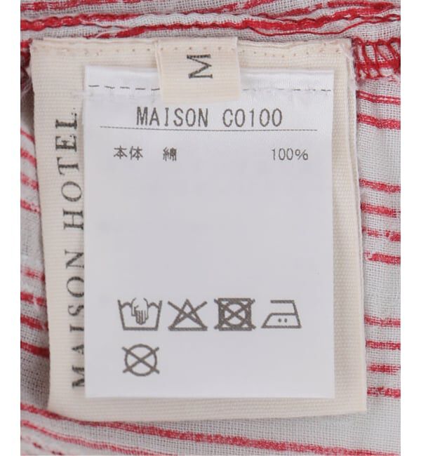 JOURNAL STANDARD「【MAISON HOTEL / メゾンホテル】dada」|シャツ・ブラウス|