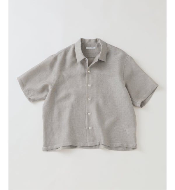JOURNAL STANDARD「《予約》シャンブレー メッシュ レギュラー 半袖 シャツ」|シャツ・ブラウス|ベージュ