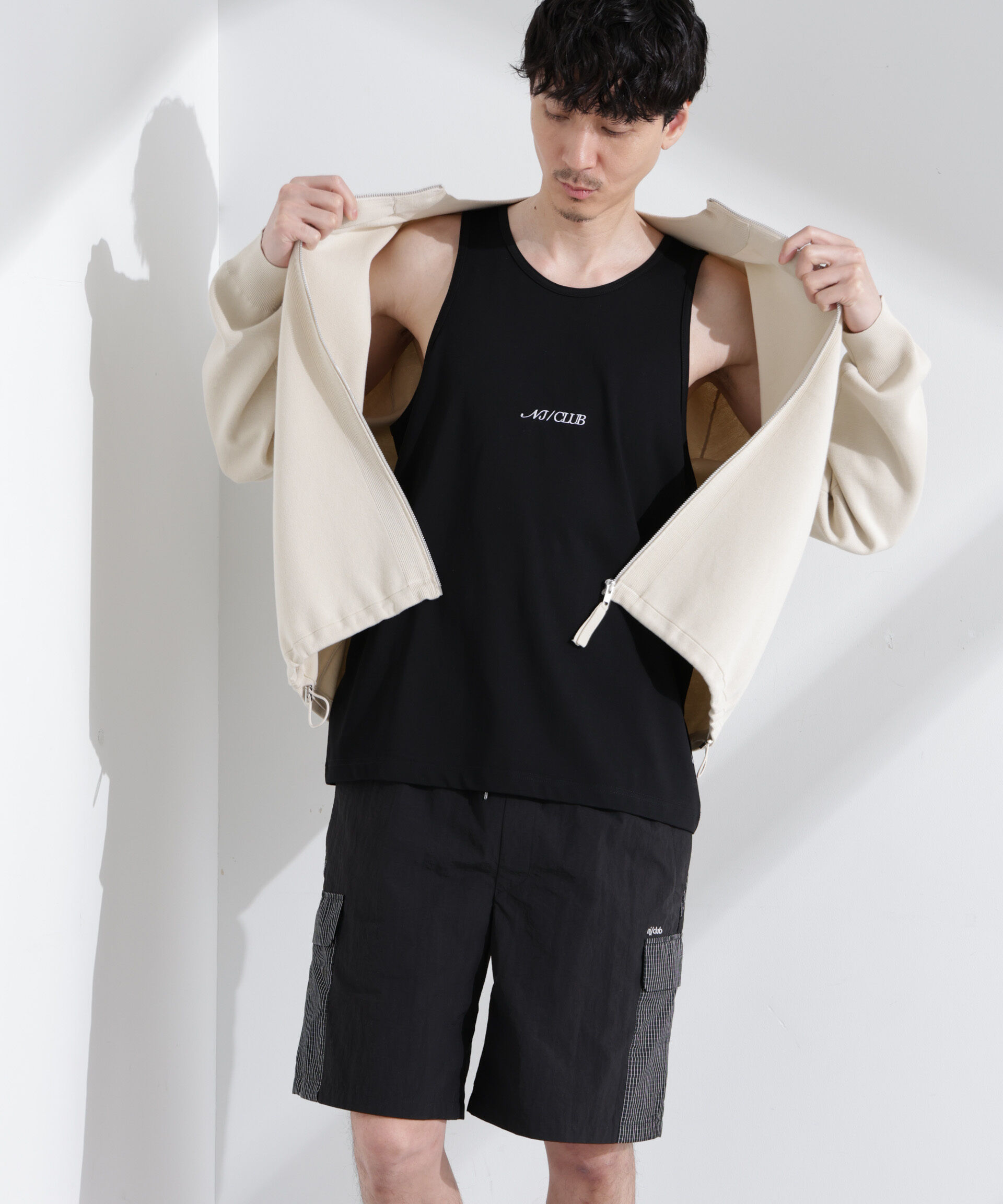 nano･universe「「NJ/CLUB」 ユーティリティ タンクトップ」|Tシャツ・カットソー|