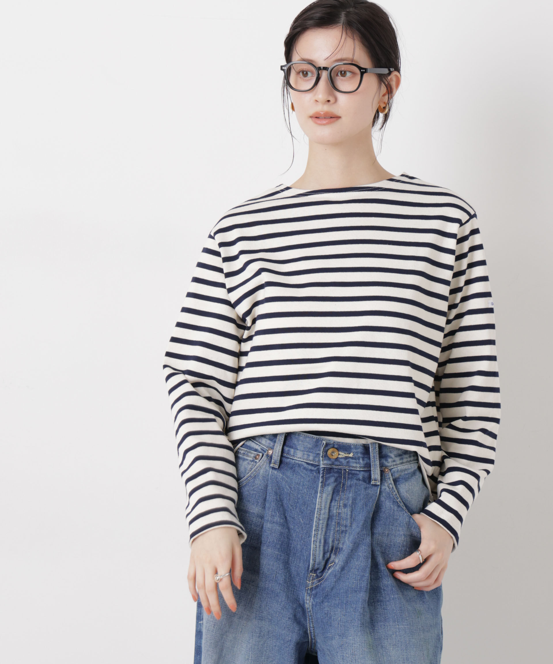 nano･universe「ORCIVAL/CREW NECK L/S P.O.」|Tシャツ・カットソー|