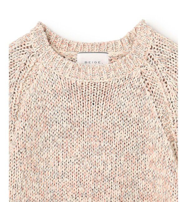 BEIGE,「OPAL / チャンキーニットプルオーバー」|ニット・セーター|