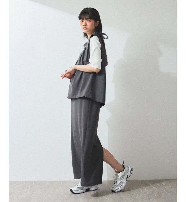 ADAM ET ROPE'「【WEB限定】・【オケージョン】ショルダーリボンワンピース」|ワンピース|