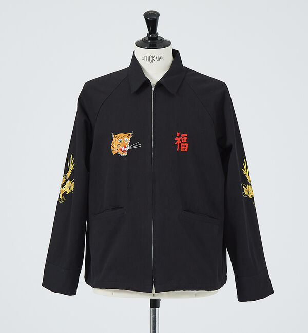 ABAHOUSE「THRIFTY LOOK / SOUVENIR VIET-NAM JACKET/」|ブルゾン・スタジャン|ブラック系その他1