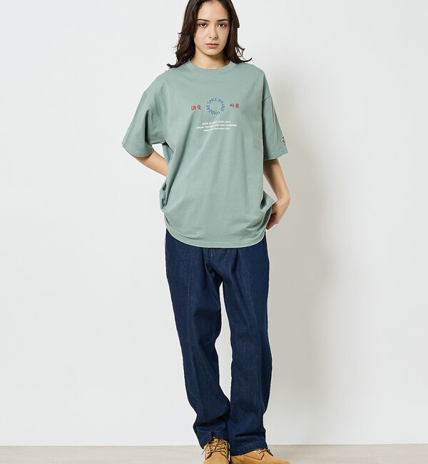 ABAHOUSE「【YOIDORE/ヨイドレ】 酒愛好家　刺繍Tシャツ/SAKE ネオンプリントＴ」|Tシャツ・カットソー|