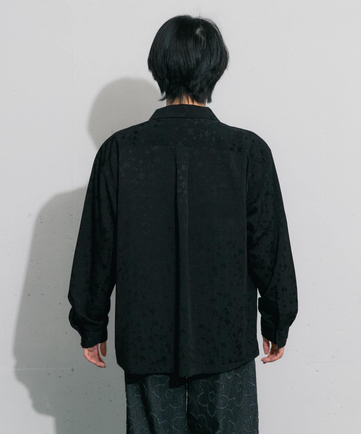 SENSE OF PLACE by URBAN RESEARCH「フラワージャガードオープンカラーシャツ」|シャツ・ブラウス|
