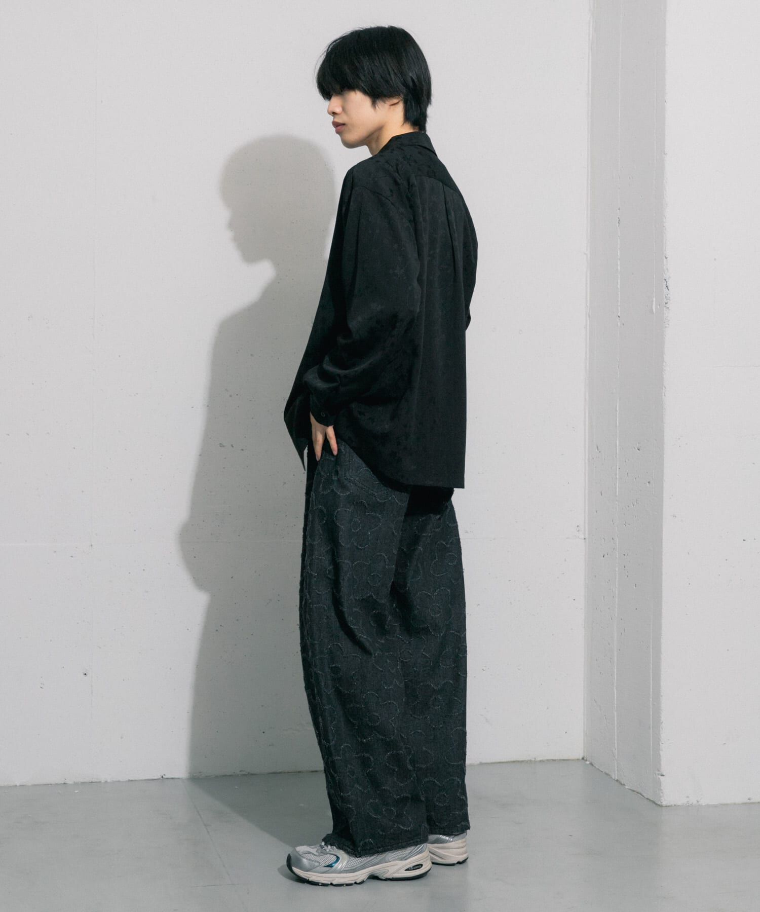 SENSE OF PLACE by URBAN RESEARCH「フラワージャガードオープンカラーシャツ」|シャツ・ブラウス|
