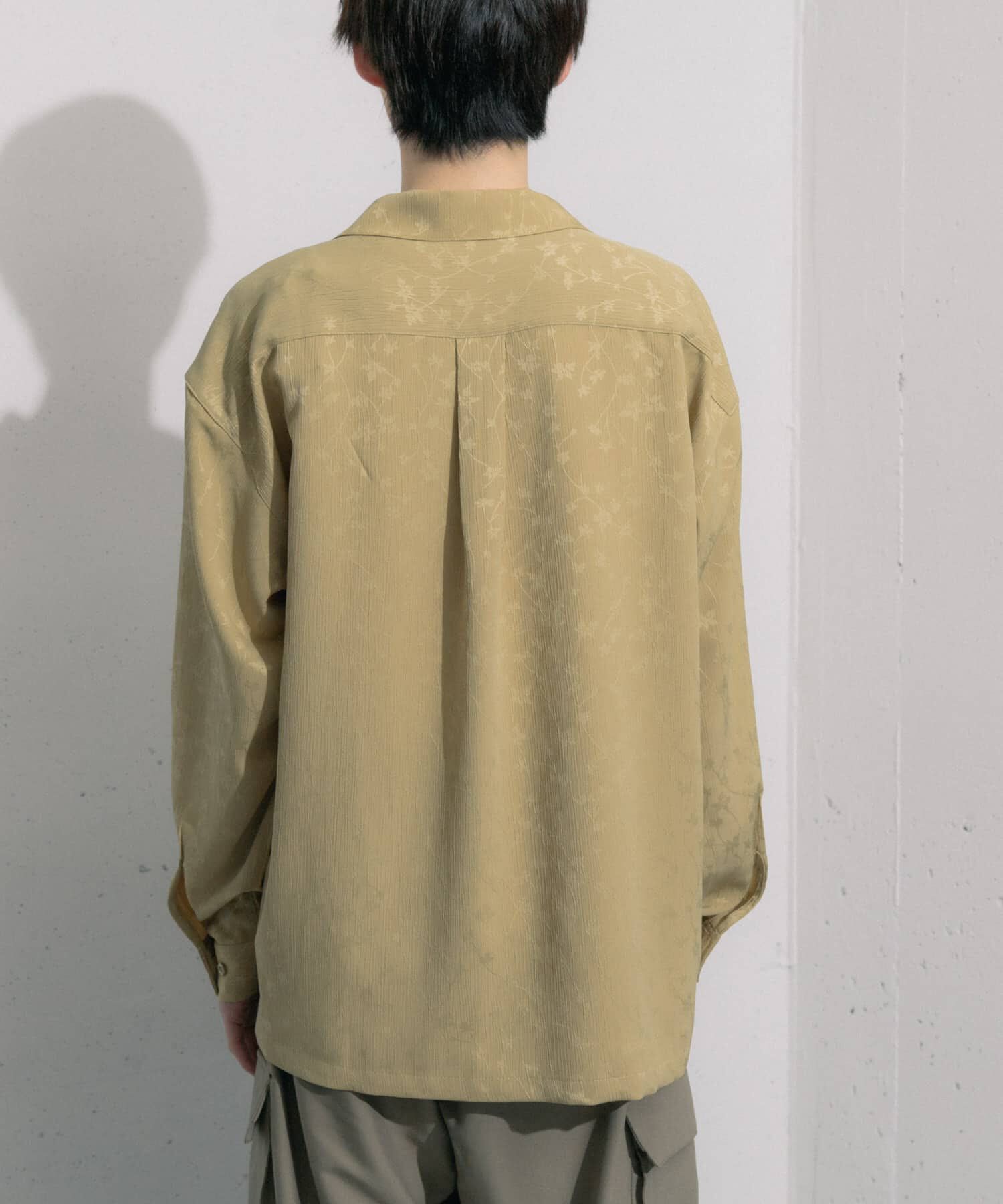 SENSE OF PLACE by URBAN RESEARCH「フラワージャガードオープンカラーシャツ」|シャツ・ブラウス|