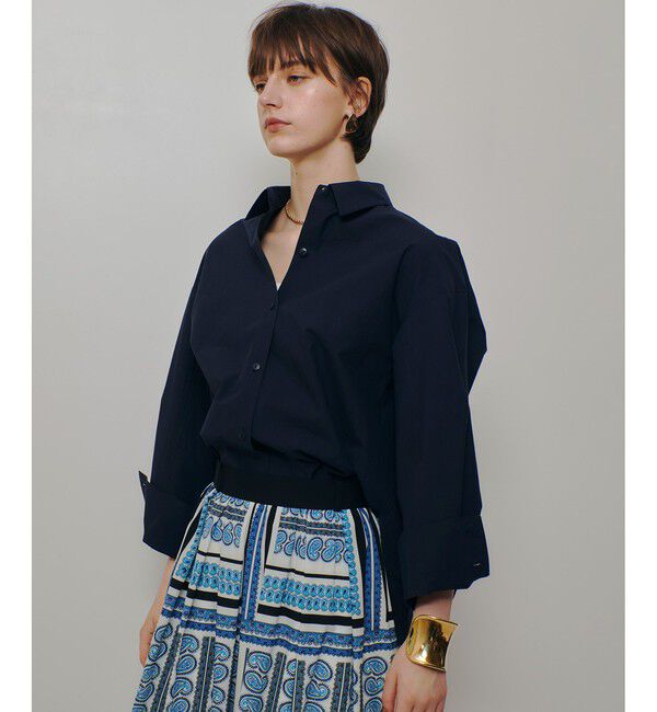 allureville「〈WEB・一部店舗別注〉バレルスリーブシャツ」|シャツ・ブラウス|
