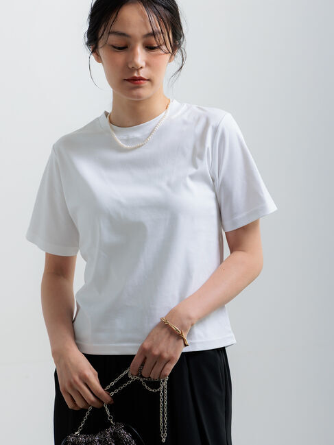 Te chichi「【遮熱/調温】コンパクトTシャツ」|Tシャツ・カットソー|オフホワイト