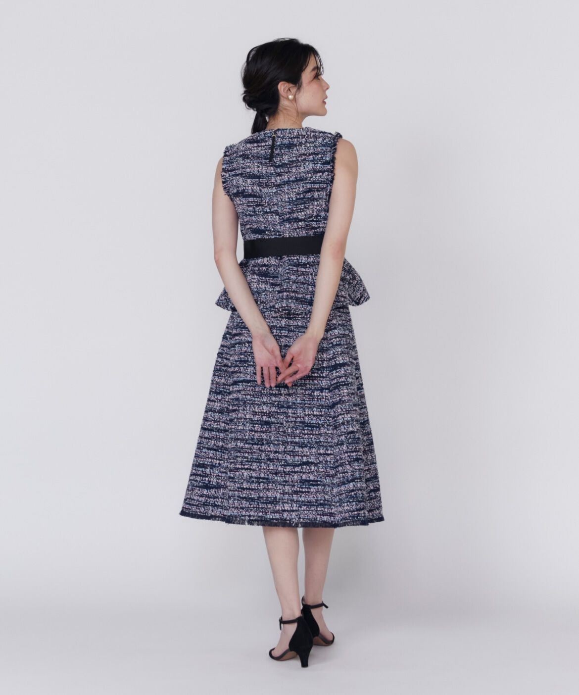Maglie le cassetto「《大きいｻｲｽﾞ》ﾌｧﾝｼｰﾂｲｰﾄﾞﾍﾟﾌﾟﾗﾑﾌﾞﾗｳｽ《M Magli」|シャツ・ブラウス|