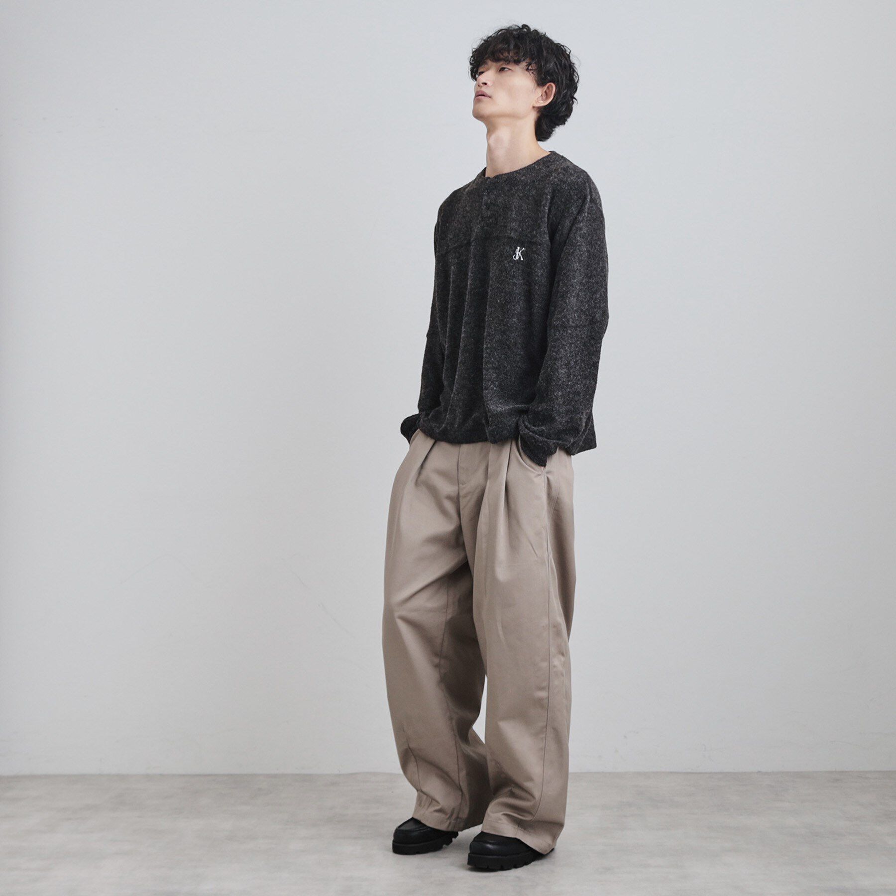 tk.TAKEO KIKUCHI「モールヘンリーネックカットソー」|Tシャツ・カットソー|