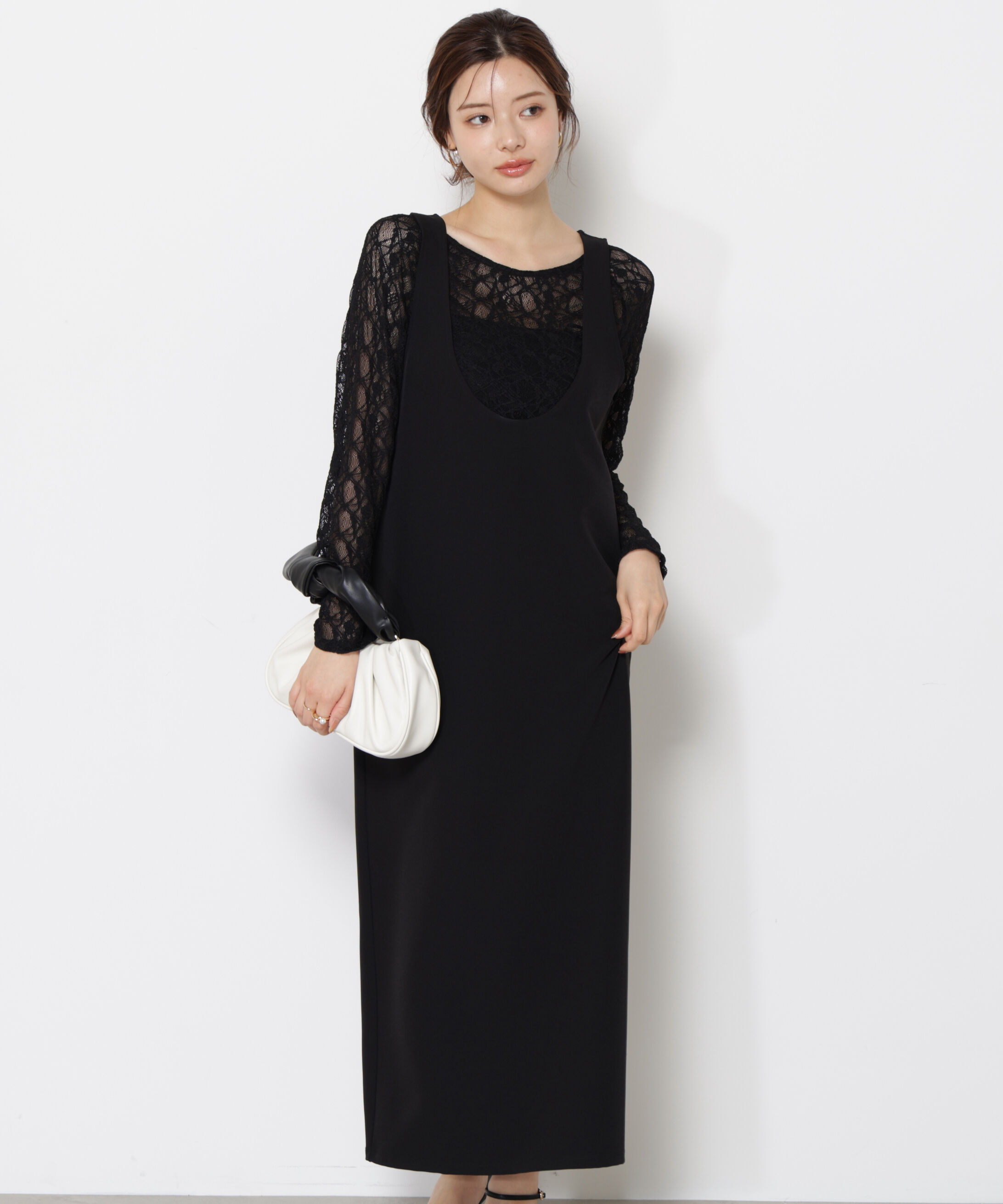 PROPORTION BODY DRESSING「Uネックジャンスカ SETUP 25AW」|ワンピース|