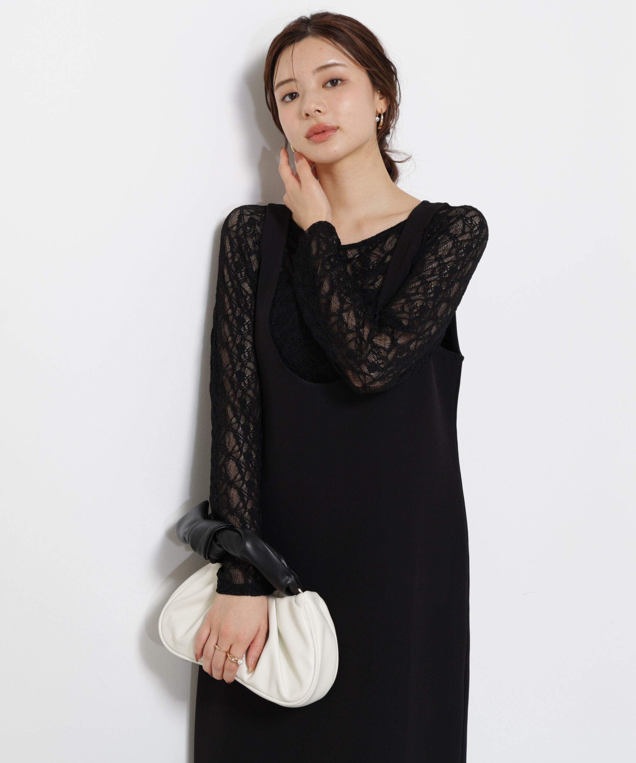 PROPORTION BODY DRESSING「Uネックジャンスカ SETUP 25AW」|ワンピース|