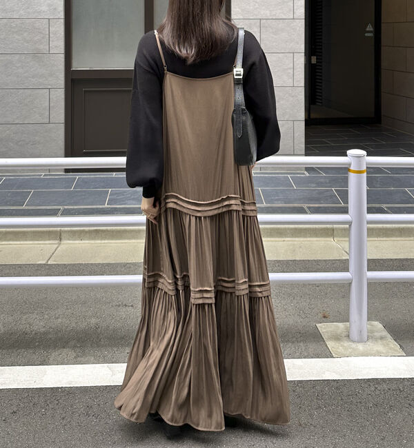 Doux archives「ピンタックティアードキャミワンピース」|ワンピース|