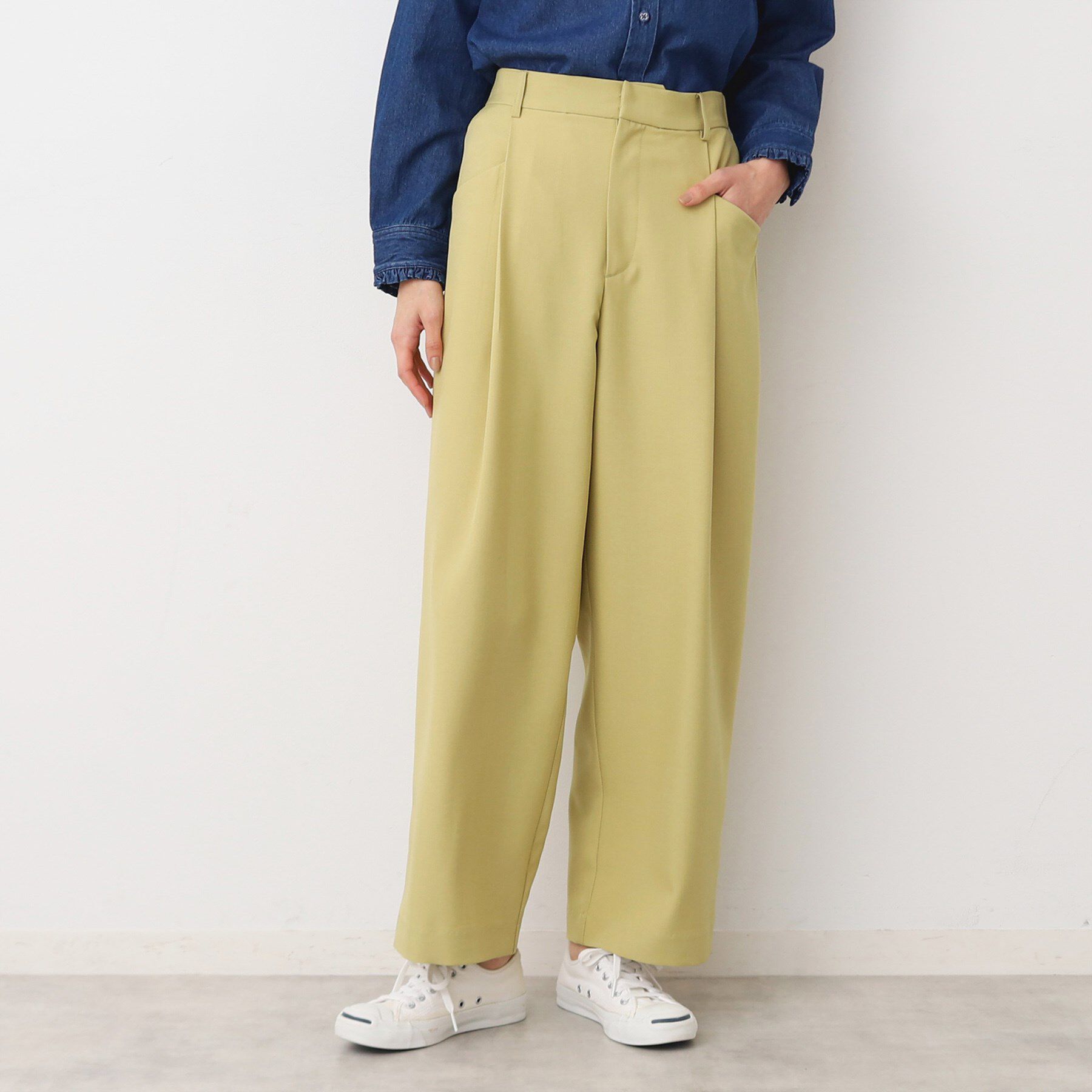 Dessin「【洗える】タック入りワイドパンツ（S～L）」|その他|