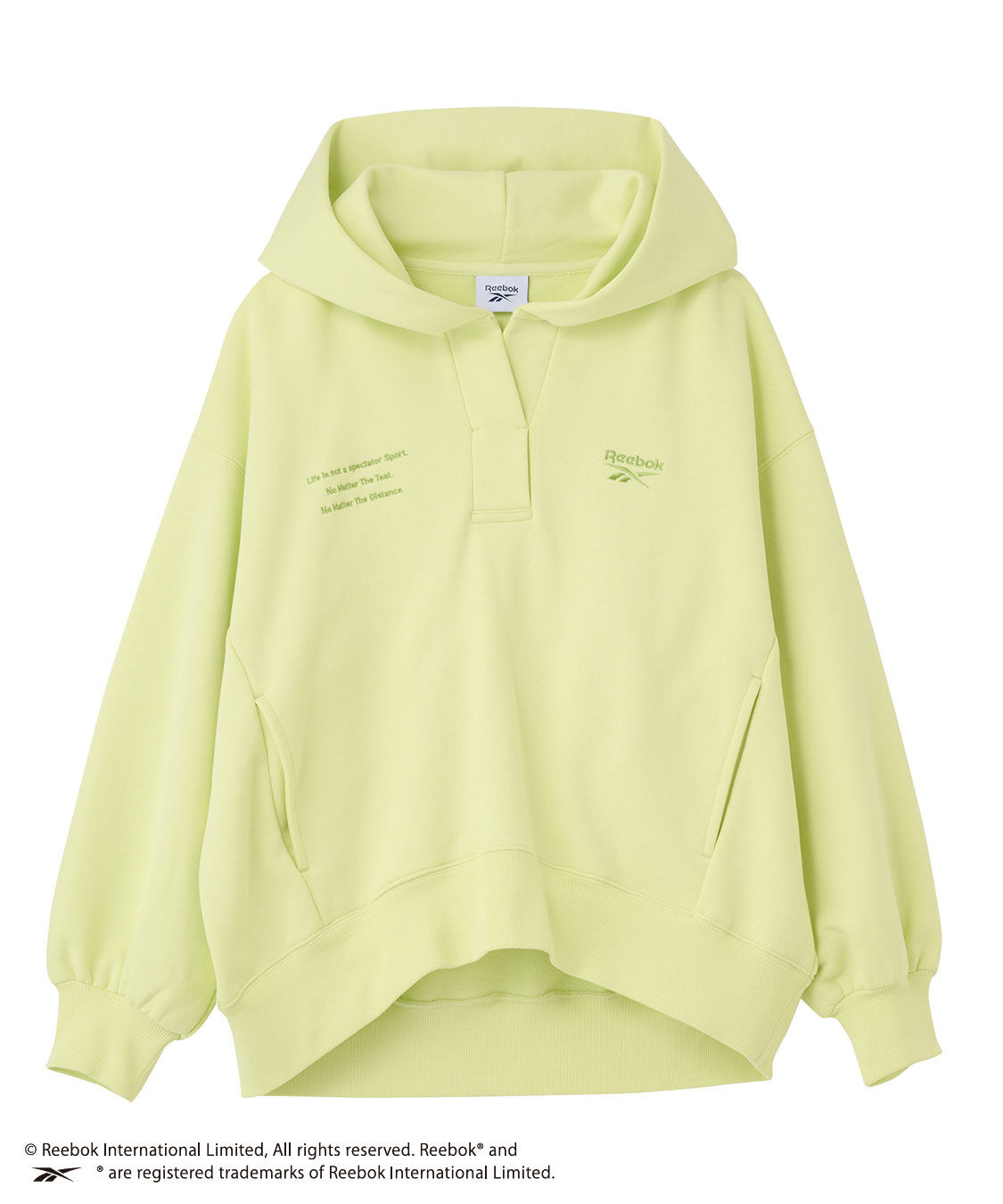 COCO DEAL「《COCO DEAL/Reebok》スキッパースウェットパーカー」|パーカー|ライム