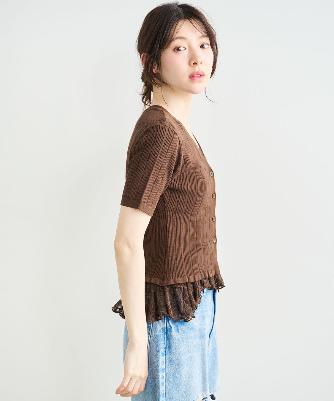 COCO DEAL レースドッキングニット レースドッキングニット（COCO DEAL）｜ルミネのファッション通販