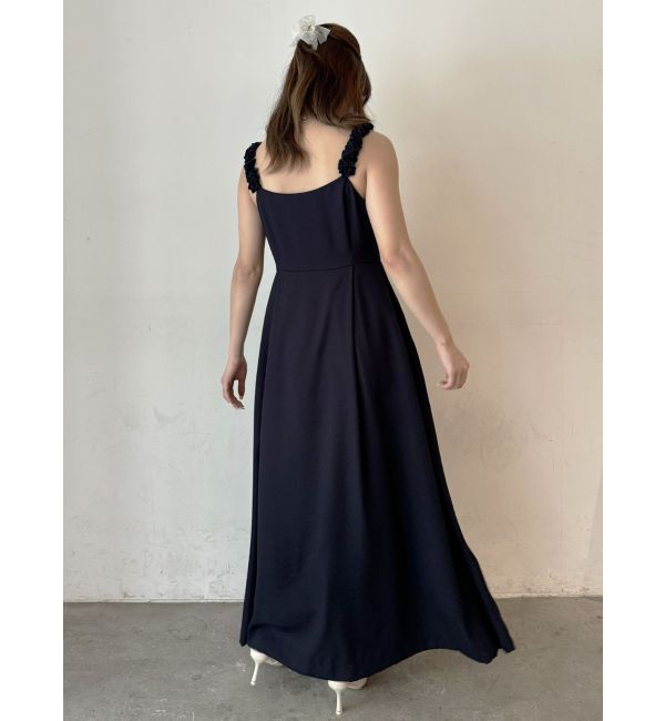 CALNAMUR「FRILL SUSPENDRE OP/フリルサスペンダーワンピース」|ワンピース|