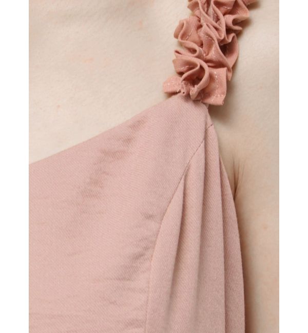 CALNAMUR「FRILL SUSPENDRE OP/フリルサスペンダーワンピース」|ワンピース|