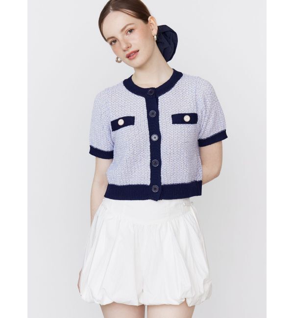CALNAMUR「SUMMER TWEED KNIT CD/サマーツィードニットカーディガン」|カーディガン|