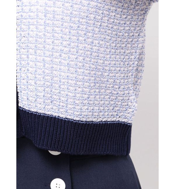 CALNAMUR「SUMMER TWEED KNIT CD/サマーツィードニットカーディガン」|カーディガン|