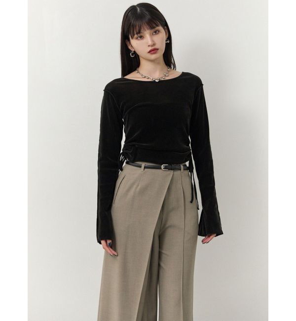 MURUA「ベルトハイウエストワイドパンツ」|その他|