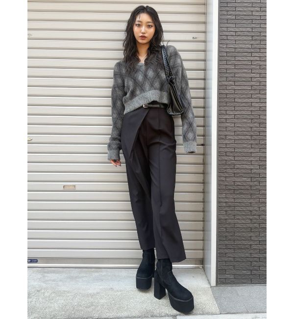 MURUA「ベルトハイウエストワイドパンツ」|その他|