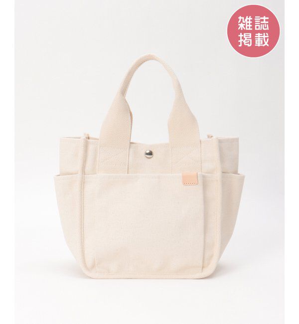ikka「【雑誌InRed5月号掲載】キャンバスパイピングミニトートバッグ」|その他|オフホワイト