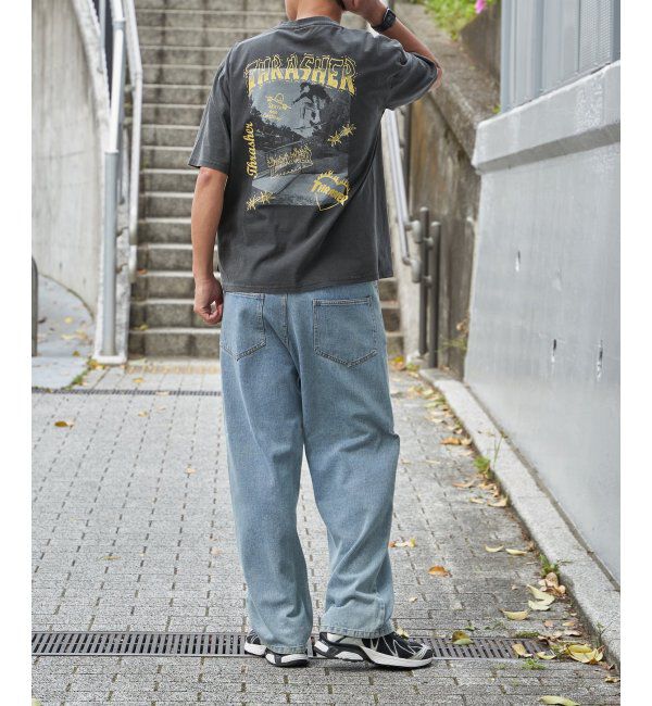 VENCE share style「【THRASHER ／スラッシャー】ピグメントフォトプリントT」|Tシャツ・カットソー|