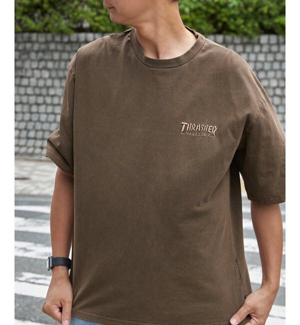 VENCE share style「【THRASHER ／スラッシャー】ピグメントフォトプリントT」|Tシャツ・カットソー|