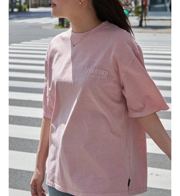 VENCE share style「【THRASHER ／スラッシャー】ピグメントフォトプリントT」|Tシャツ・カットソー|