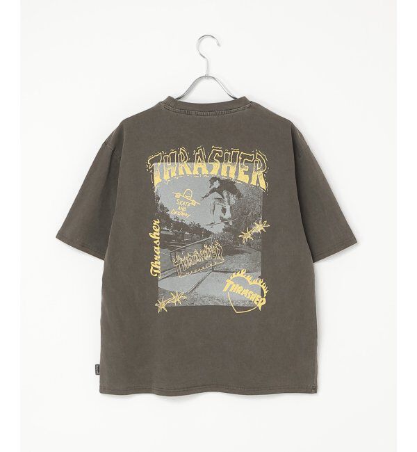VENCE share style「【THRASHER ／スラッシャー】ピグメントフォトプリントT」|Tシャツ・カットソー|