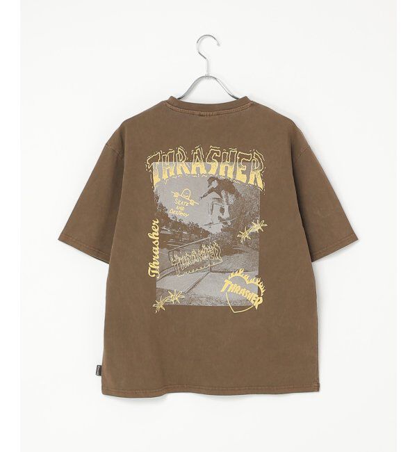 VENCE share style「【THRASHER ／スラッシャー】ピグメントフォトプリントT」|Tシャツ・カットソー|