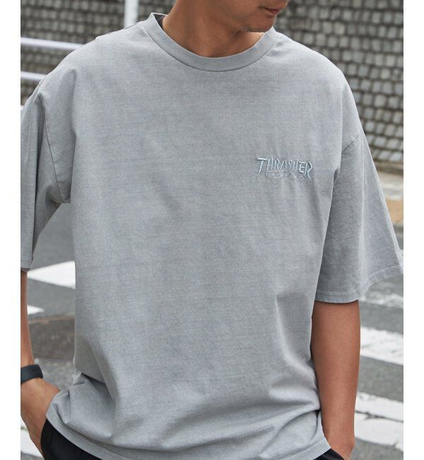 VENCE share style「【THRASHER ／スラッシャー】ピグメントフォトプリントT」|Tシャツ・カットソー|