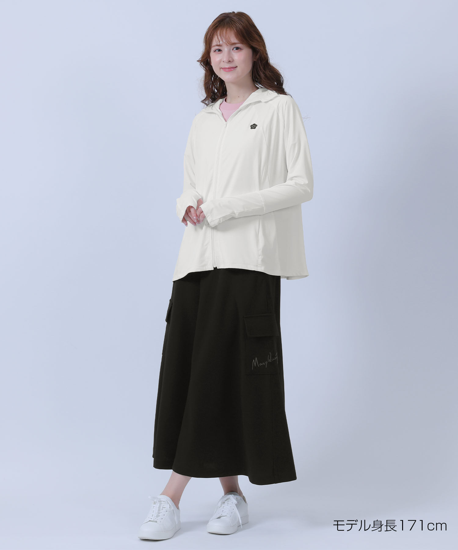 MARY QUANT「冷感UVジップパーカ」|パーカー|