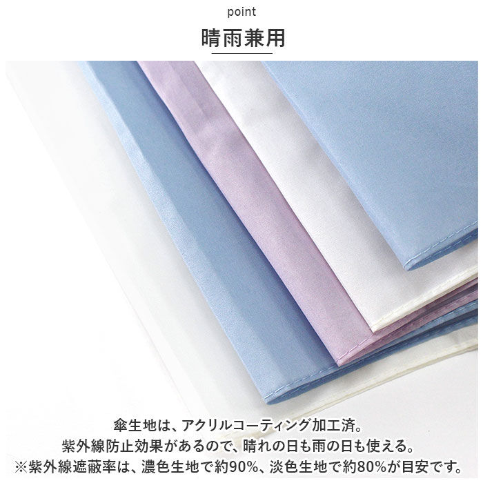 BACKYARD FAMILY「ニフティカラーズ 長傘 通販 nifty colors 傘 レディース 手開き 55cm 晴雨兼用」|傘|
