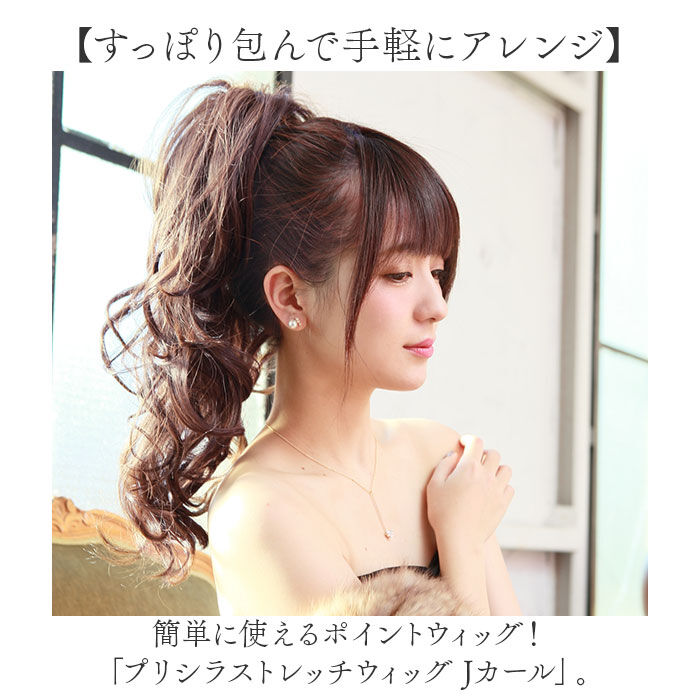 BACKYARD FAMILY「プリシラ 部分 ウィッグ prisila AC-77 通販 日本製 ポニーテールウィッグ つけ毛」|ヘアスタイリング|