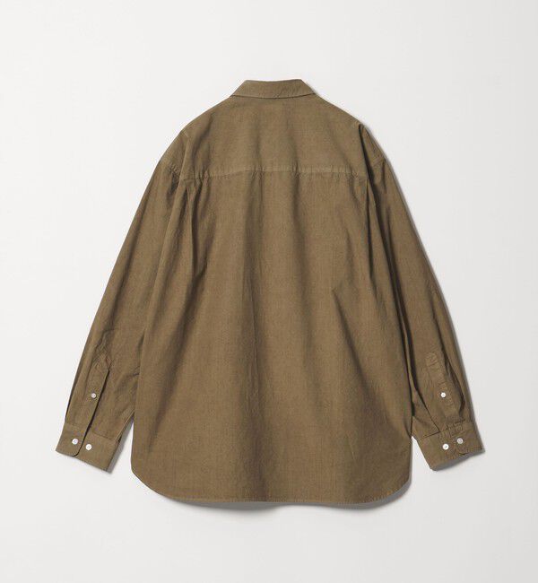 Steven Alan＞ ガーメントダイ ポプリン レギュラーカラー シャツ