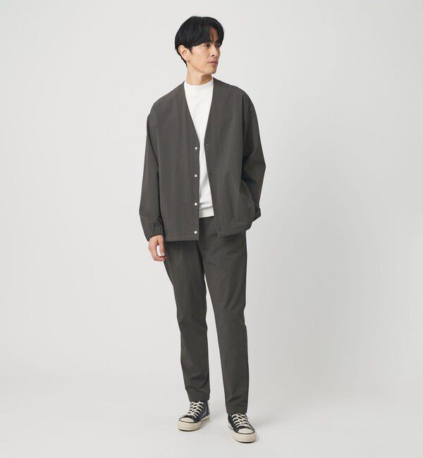 BEAUTY&YOUTH UNITED ARROWS「360&deg;MASTER スナップ アジャスト カーディガン セットアップ対応 撥水 ストレッチ ウォッシャブル」|カーディガン|