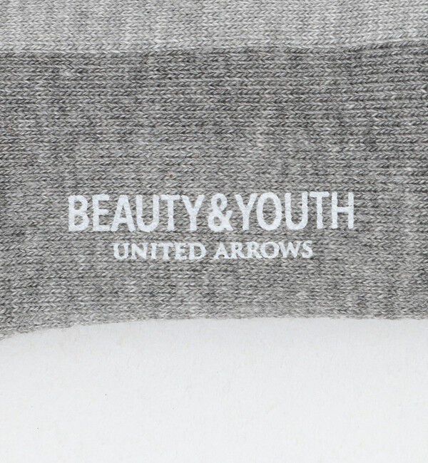 BEAUTY&YOUTH UNITED ARROWS「バック ライン クウォーター ソックス」|ソックス|