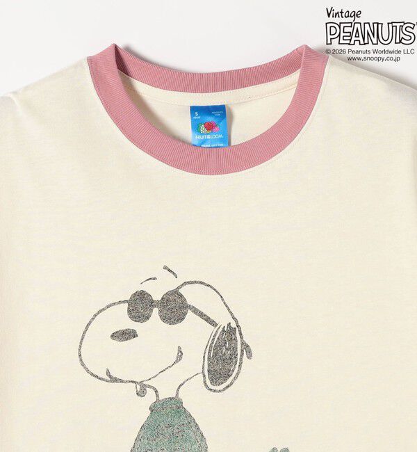 SHIPS any「FRUIT OF THE LOOM:〈洗濯機可能〉PEANUTS プリント TEE」|Tシャツ・カットソー|