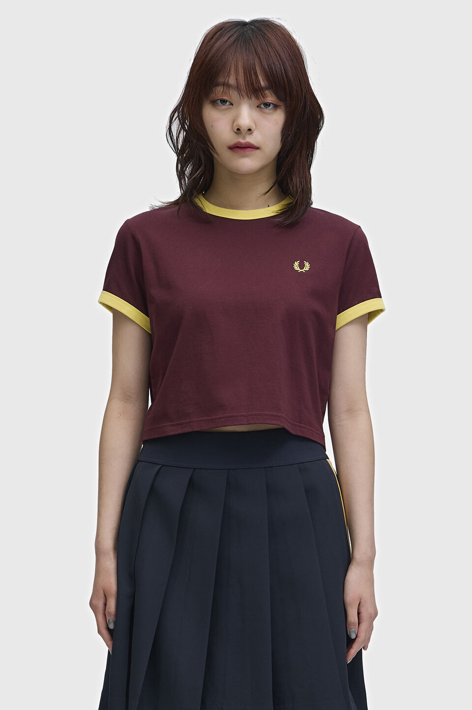 FRED PERRY 「Cropped Ringer T-Shirt」|Tシャツ・カットソー|