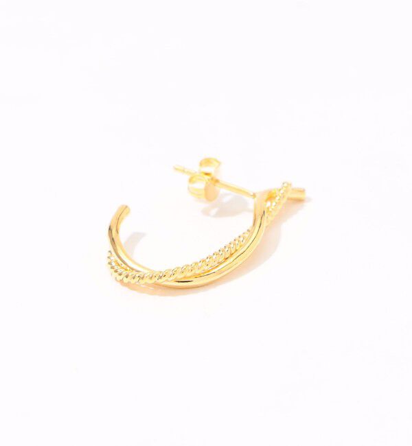 TOMORROWLAND GOODS「BAR Jewellery CONTRA ゴールドピアス」|ピアス|