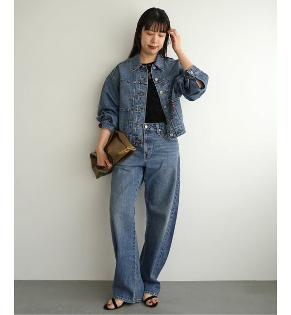 追加》Levi's/リーバイス SLOBE別注 BALLOON SLEEVE TRACKER デニム