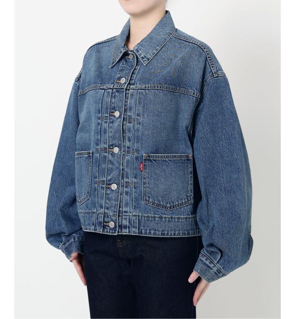 追加》Levi's/リーバイス SLOBE別注 BALLOON SLEEVE TRACKER デニム