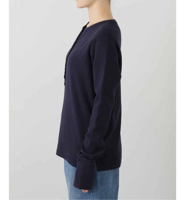 FRAMeWORK「ミニワッフルヘンリーネック」|Tシャツ・カットソー|
