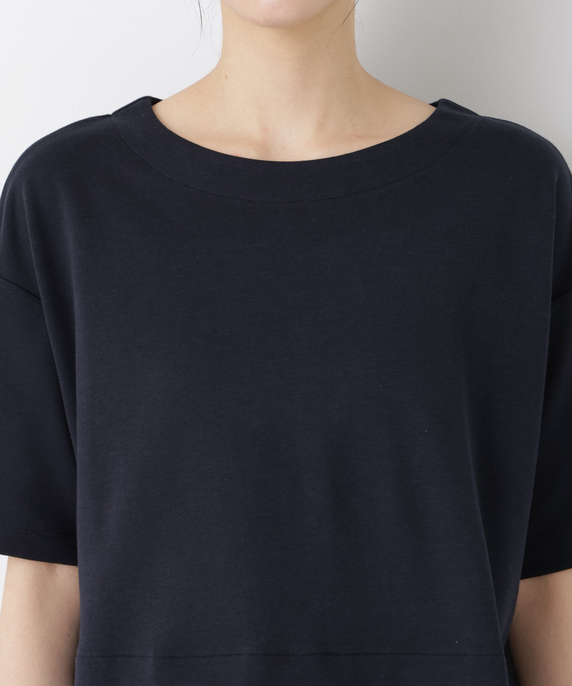nano･universe「異素材ペプラムカットソー」|Tシャツ・カットソー|