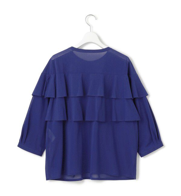 23区「【Oggi9月号掲載/洗える】クリアトリコットジャージー フリルデザイン カットソー」|Tシャツ・カットソー|