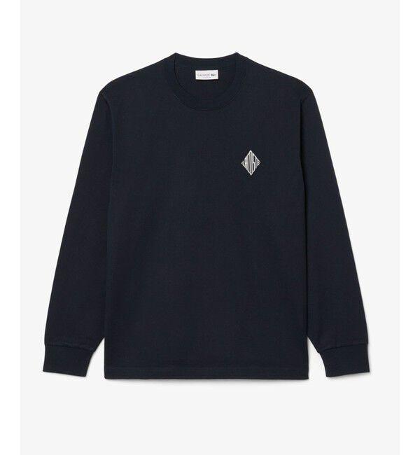 LACOSTE「ダイヤロゴパッチロングスリーブTシャツ」|Tシャツ・カットソー|