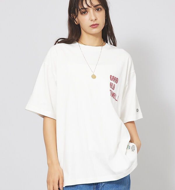Rouge vif「【DISCUS/ディスカス】DISCUS&times;HARIBOコラボTシャツ　半袖/ハリ」|Tシャツ・カットソー|ホワイト系その他1